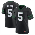 #5 Garrett Wilson Player NY.Jets Black Game Football Jerseys