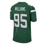 #95 Quinnen Williams Player NY.Jets Gotham Green Game Football Jerseys