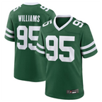 #95 Quinnen Williams Player NY.Jets Legacy Green Game Football Jerseys
