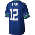 #12 12th FAN Player S.Seahawks Mitchell & Ness Royal Legacy Replica Football Jerseys