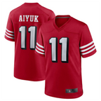 #11 Brandon Aiyuk Player SF.49ers Scarlet Game Football Jerseys