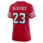 #23 Christian McCaffrey Player SF.49ers Scarlet Alternate Game Football Jerseys
