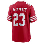 #23 Christian McCaffrey Player SF.49ers Scarlet Game Football Jerseys