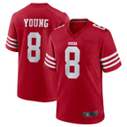 #8 Steve Young Player SF.49ers Scarlet Game Football Jerseys