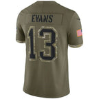 #13 Mike Evans Player TB.Buccaneers Olive Salute To Service Limited Football Jerseys