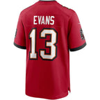 #13 Mike Evans Player TB.Buccaneers Red Game Football Jerseys